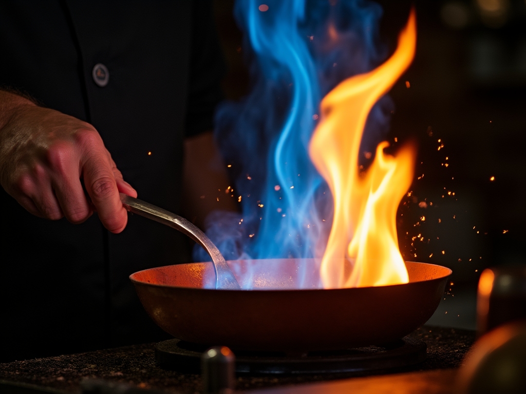 Technique de flambé