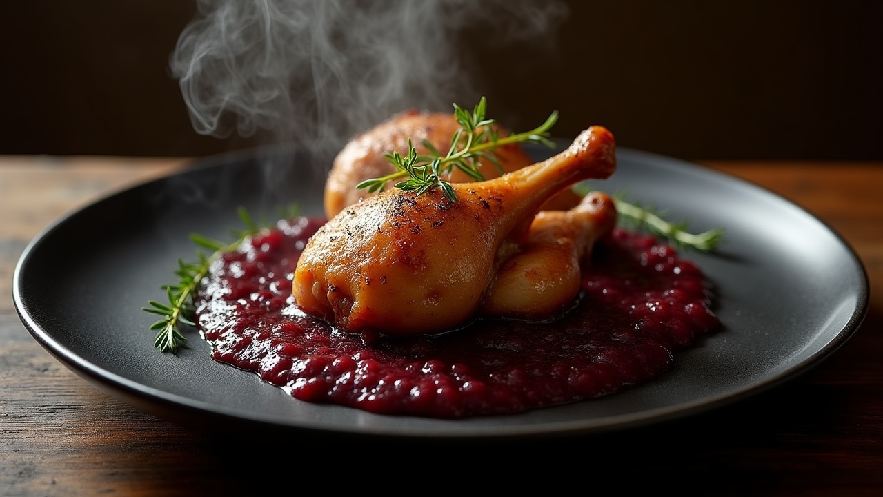 Coq au vin traditionnel